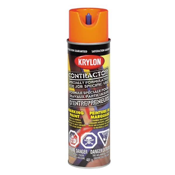 Krylon Pro Orange Marking Paint