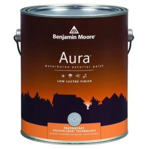 benjamin moore exterior low lustre sheen paint can