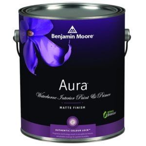benjamin moore aura matte finish paint can