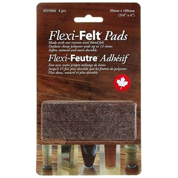 Flexi Felt Dark Pad 3/4" X 4" Disk