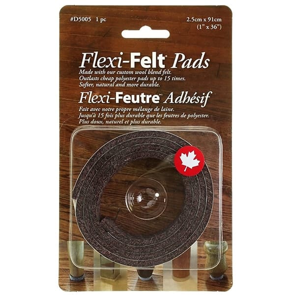Flexi Felt Dark Pad Strip 1" X 36"