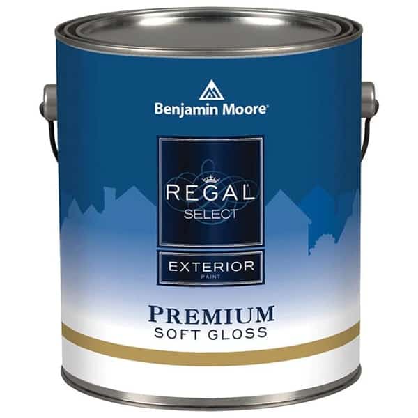 benjamin moore regal exterior soft gloss paint can