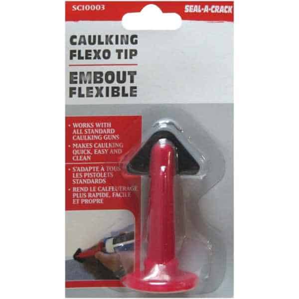 flexo-tip caulking finishing tool