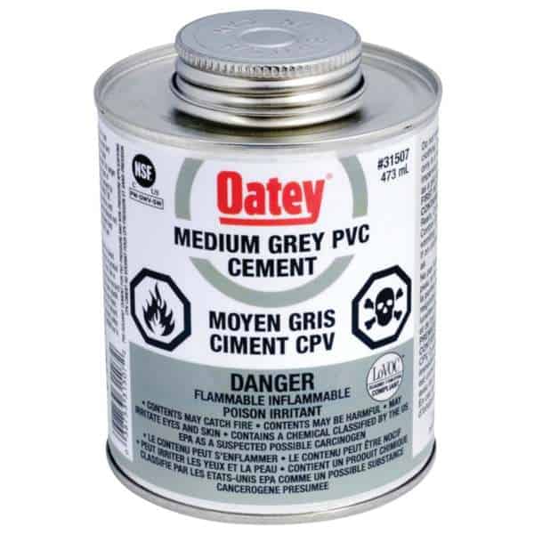 oatey pvc pipe cement