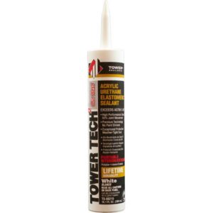 tower tech2 white sealant caulking tube
