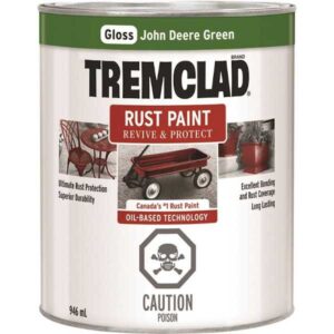 tremclad john deere green quart can