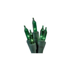 christmas light string green