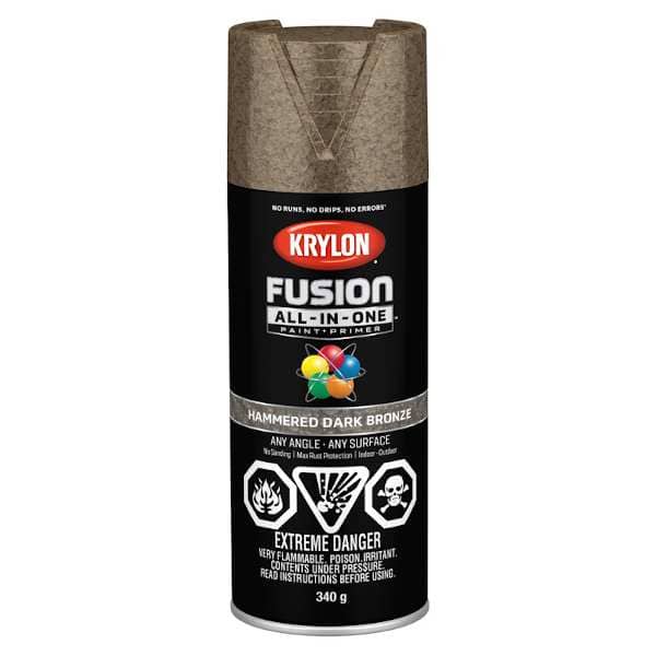 krylon hammered bronze spray paint