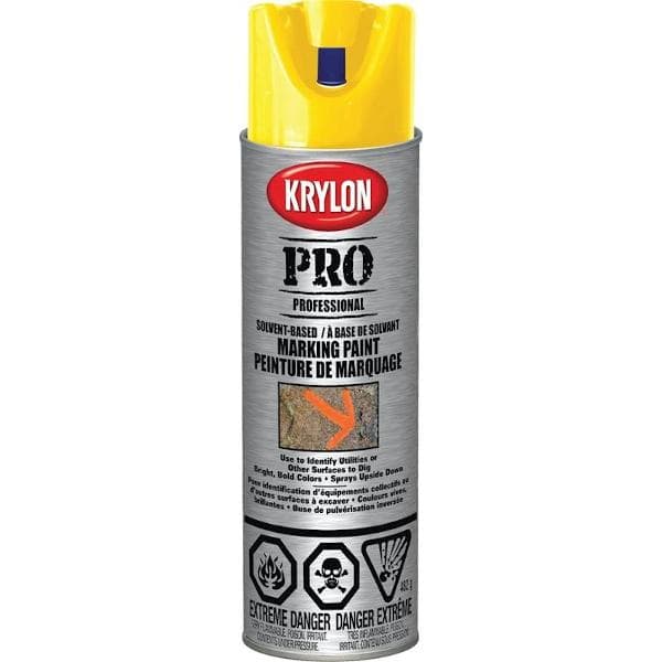 krylon spray paint yellow