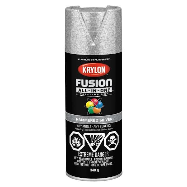 krylon hammered silver spray paint