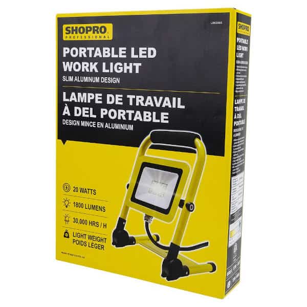 SHOPRO Portable LED Worklight 20W - Image 3