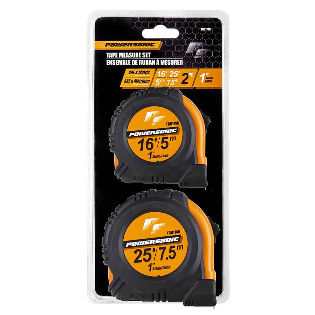 powersonic tape measure set