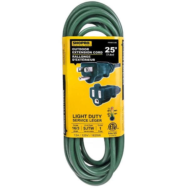 shopro brand green extension cord
