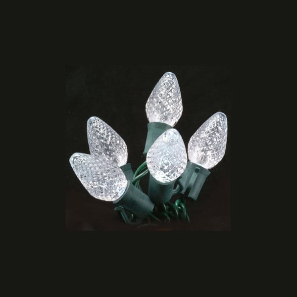outdoor led christmas lights pure white