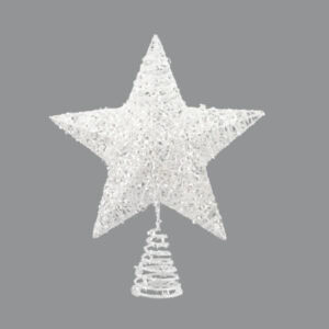 christmas tree topper white star