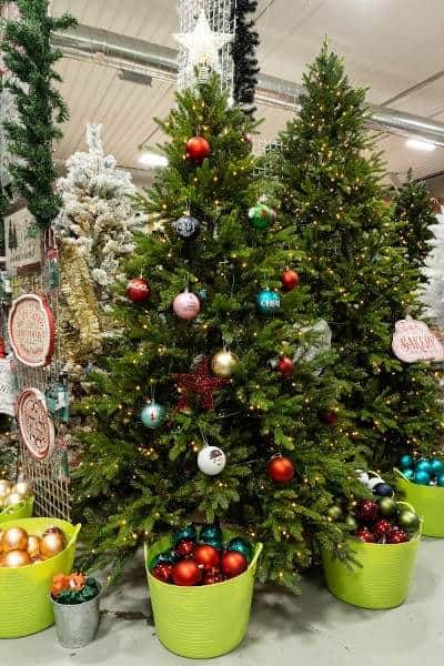 artificial christmas trees