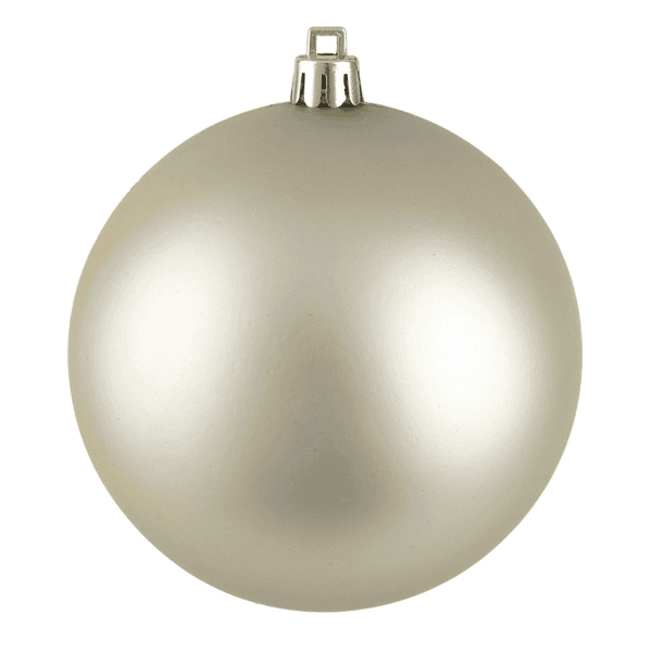 christmas ball matt champagne colour