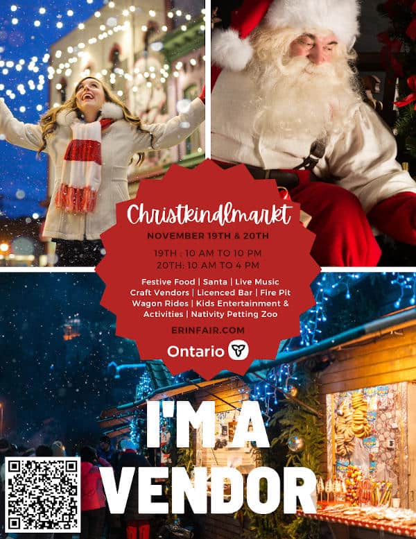 erin christmas market poster