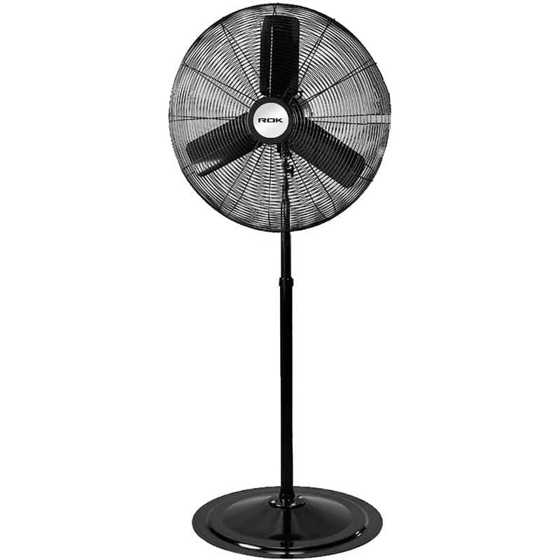 rok 30 inch heavy duty pedestal fan