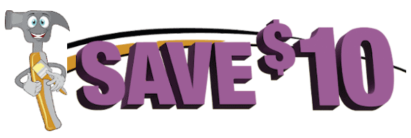 save-10-handie mascot handie beside text 'save $10'