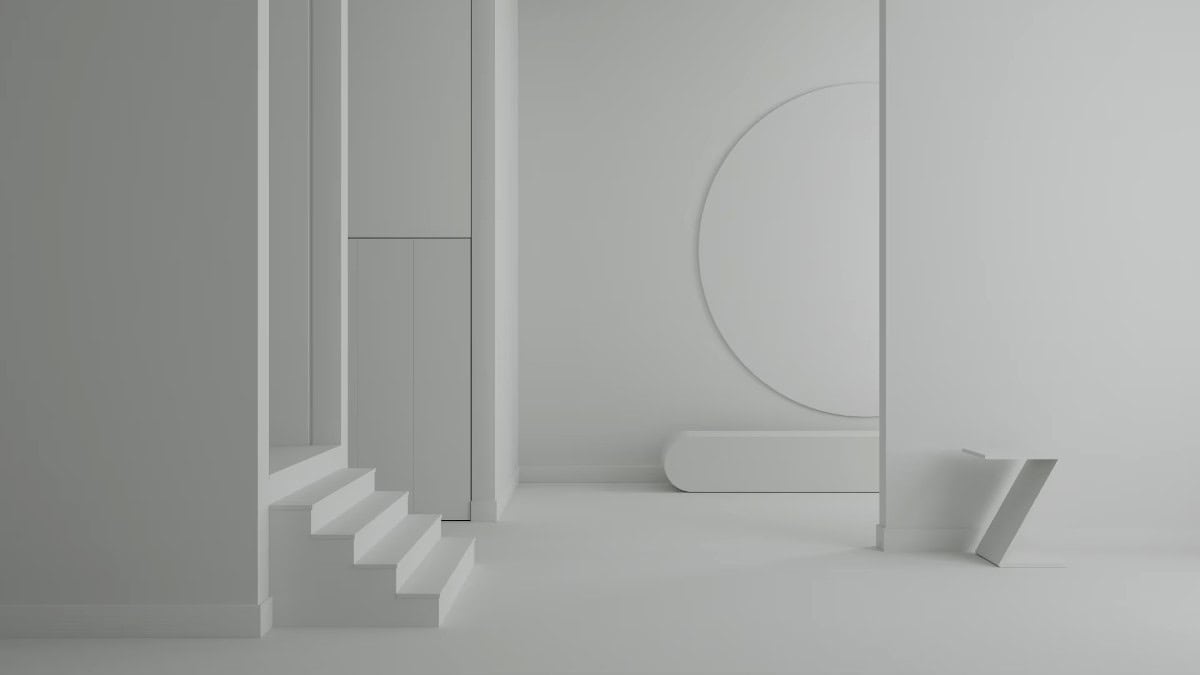 benjamin moore paint colour 'cloud cover' as seen in ambient light on walls