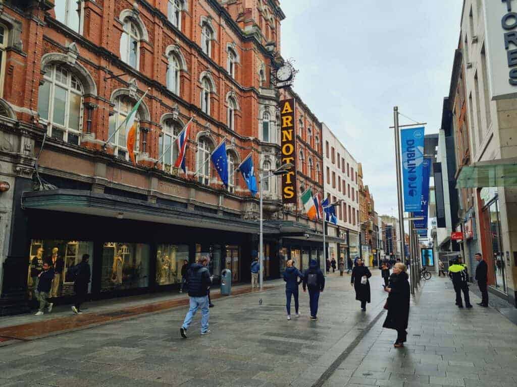 Calle Henry Street de Dublin