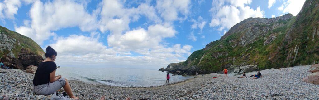 Playa de los acantilados de Howth