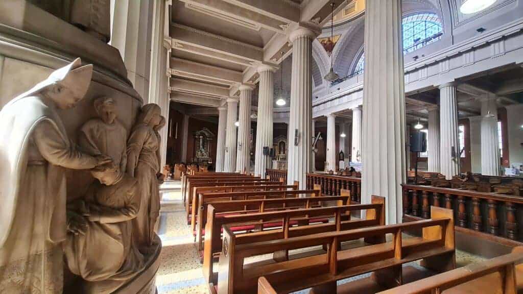Vista desde la entrada de la catedral