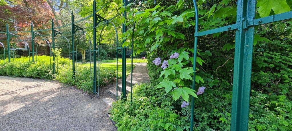 Iveagh-garden-dublin-parque y gente tomando sol. jardin