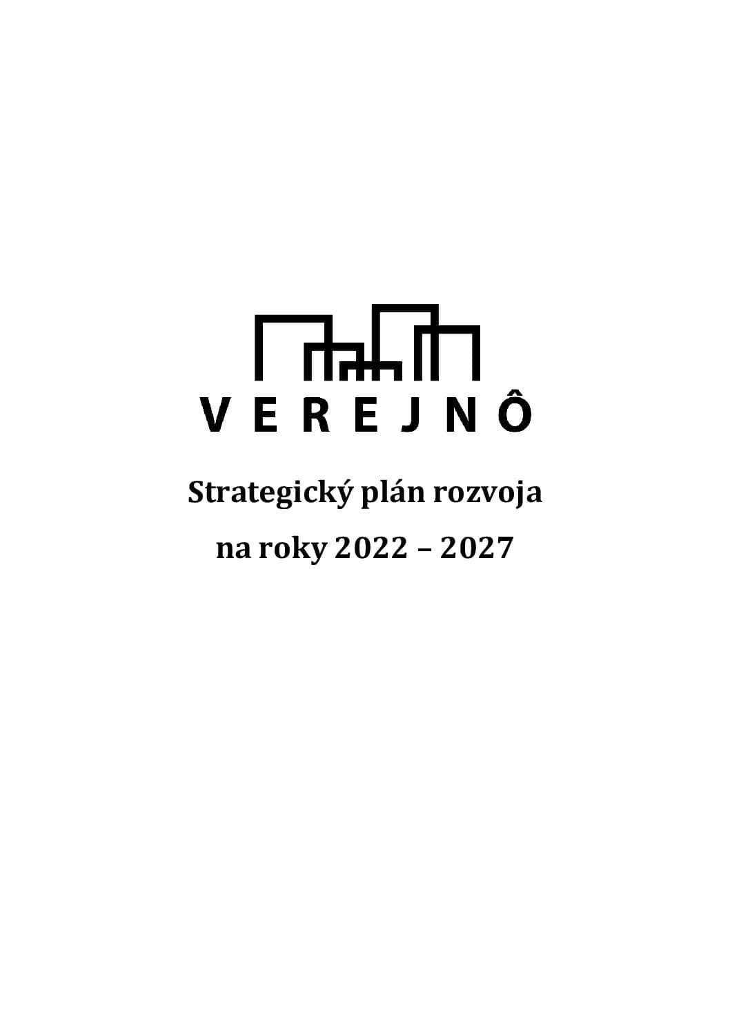 Strategický plán rozvoja na roky 2022 – 2027