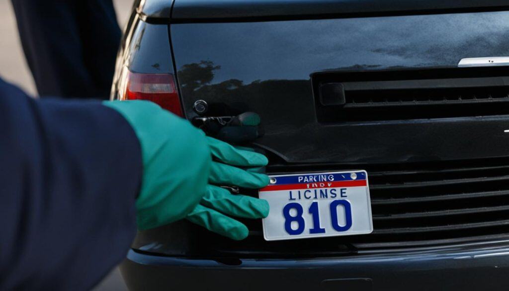 how to report license plate stolen