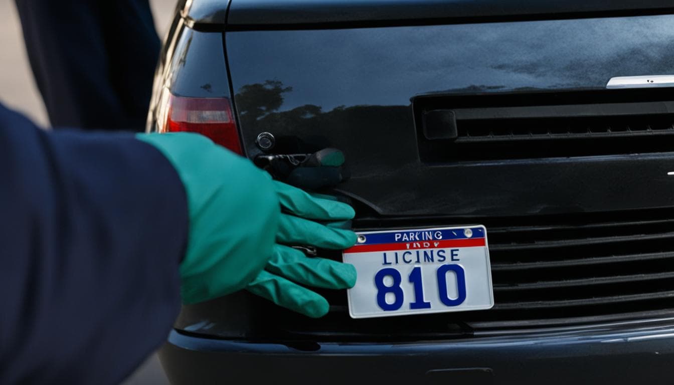 how to report license plate stolen