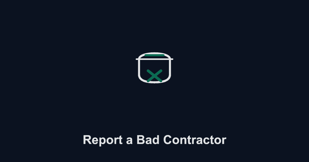 Unfinished residential construction and substandard contractor workmanship