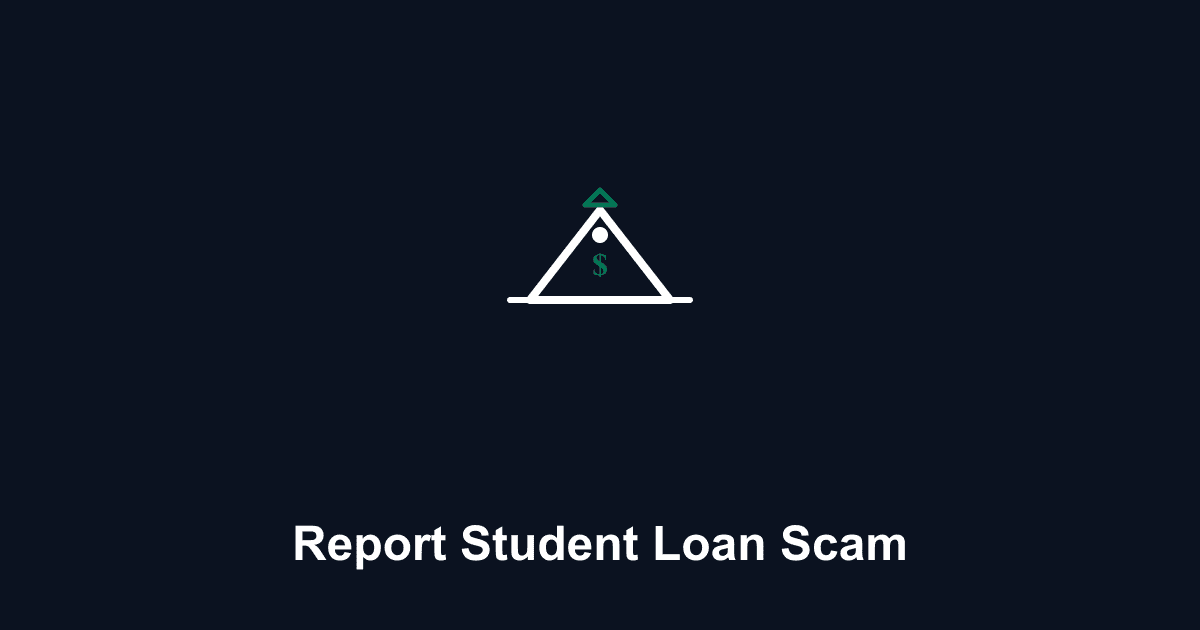 Report Student Loan Scam — HowToReport.org guide