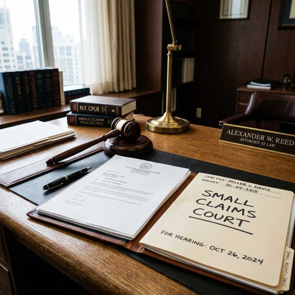 Initiating civil small claims court lawsuit for full refund of unlicensed construction fees