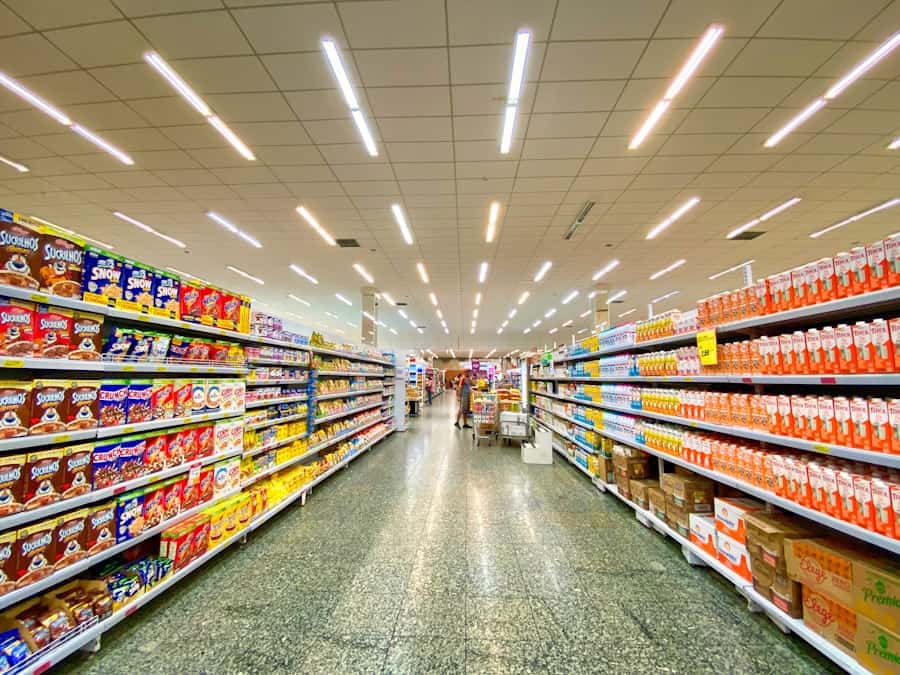 Consumer photographing deceptive retail shelf pricing vs register receipt