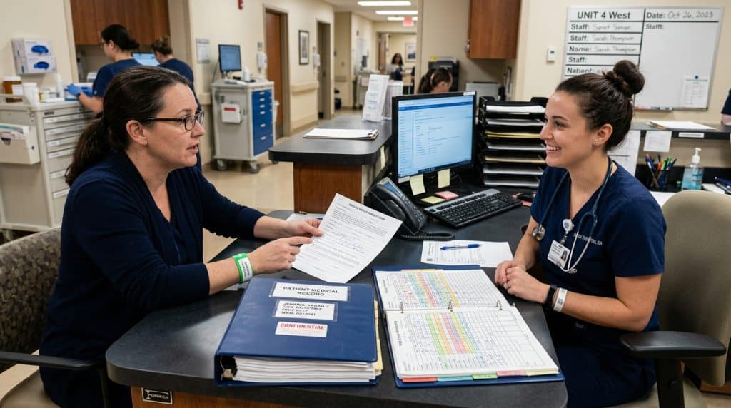 Beneficiary speaking with Senior Medicare Patrol representative