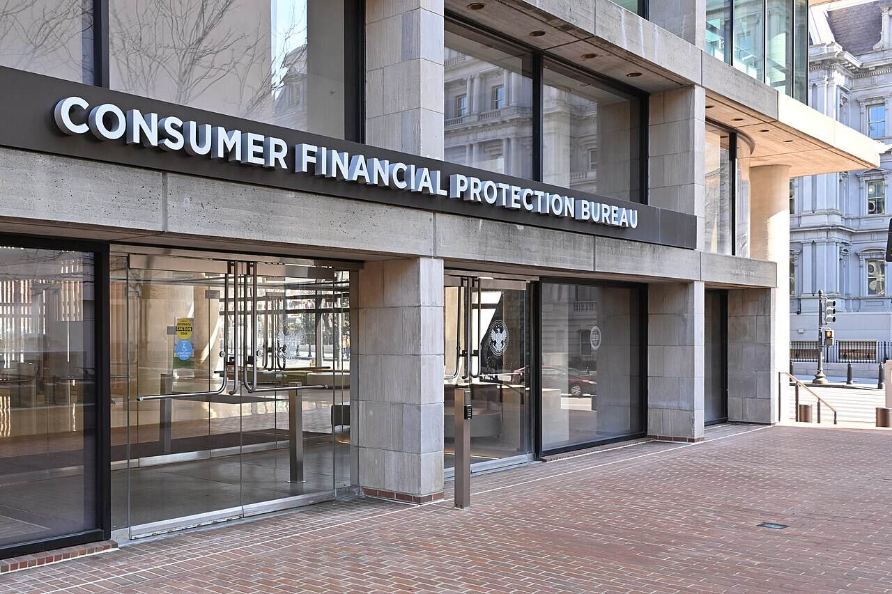 Consumer Financial Protection Bureau CFPB headquarters regulating predatory lending and FDCPA violations