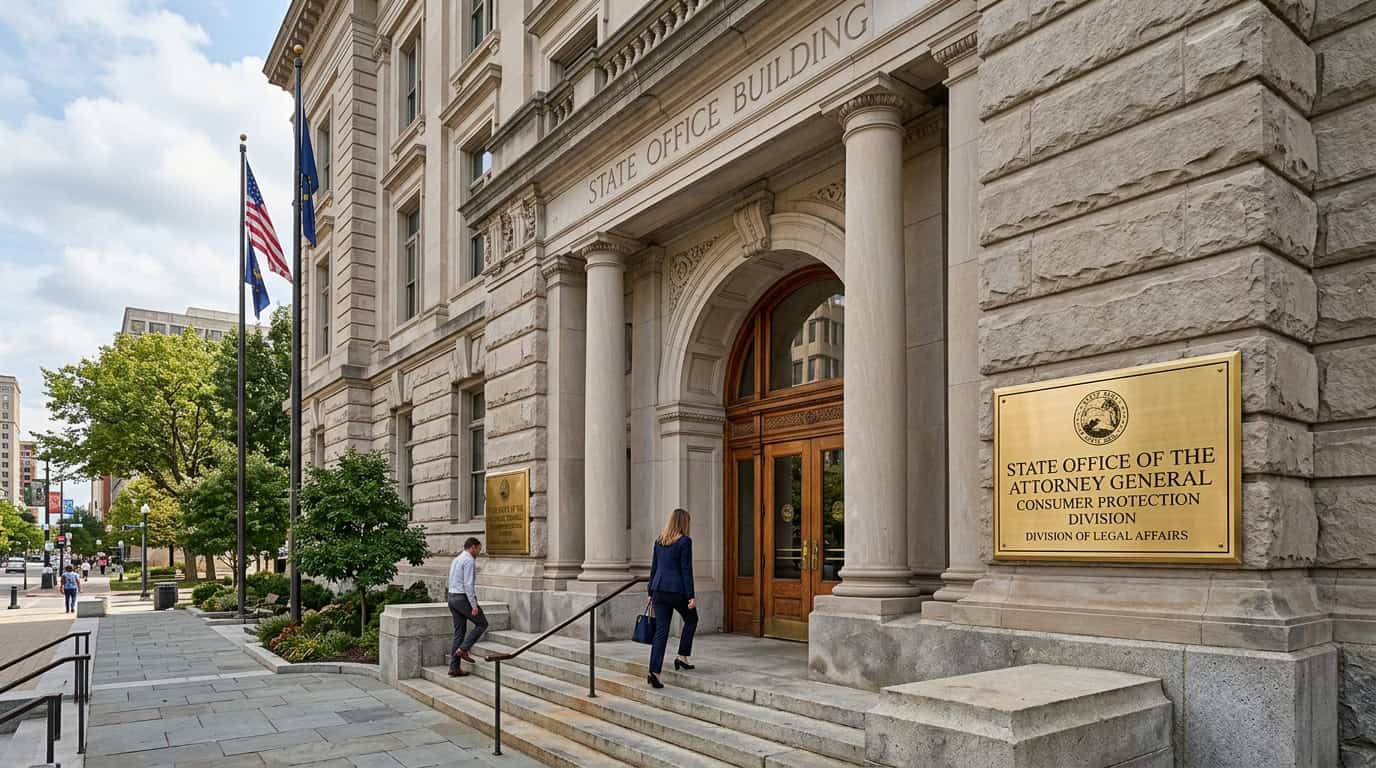 State Office of the Attorney General Consumer Protection Division entrance