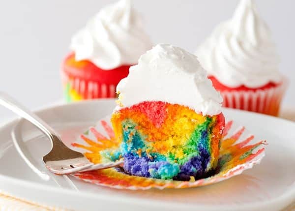 Rainbow Cupcakes Baked Bree