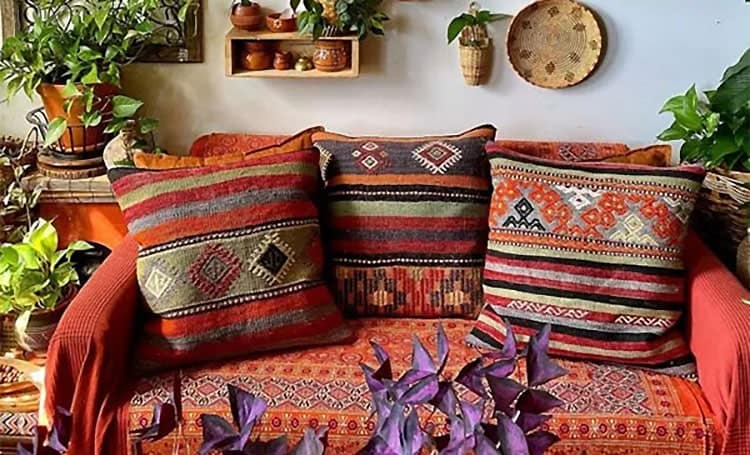 View of Bohemian Style Furniture: Decorate Home with Charisma