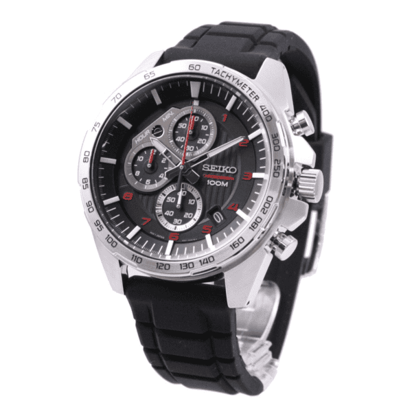 SEIKO Motorsport SSB325P1 SSB325 Black Dial - Chronospride
