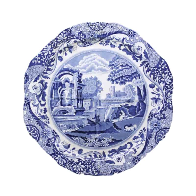 Copeland Spode Blue Italian Main Plate Clyde on 4th Antiques