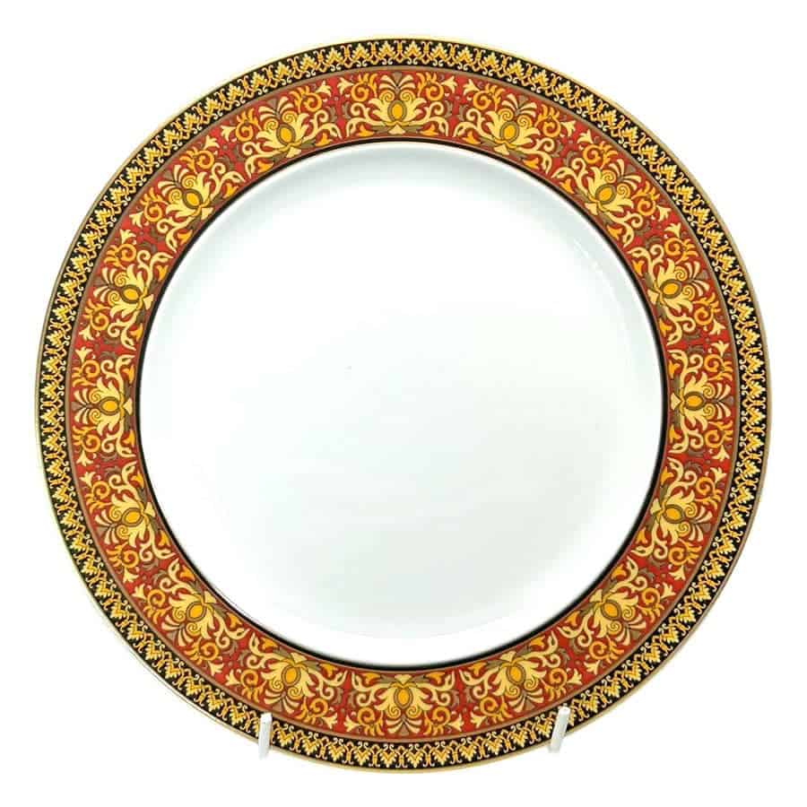Rosenthal Versace Red Medusa Salad Plate Clyde on 4th Antiques