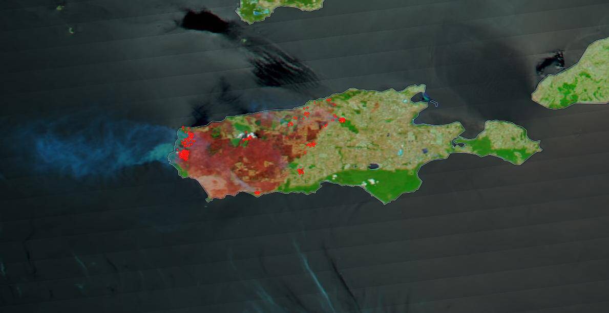 Kangaroo island bushfire and climate change