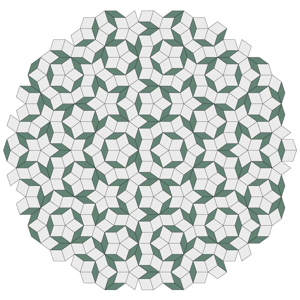 Penrose-tiling-quasicrystal