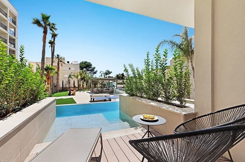 Paradiso Garden Mallorca Terrasse mit Swim Up Doppelzimmer/Suite