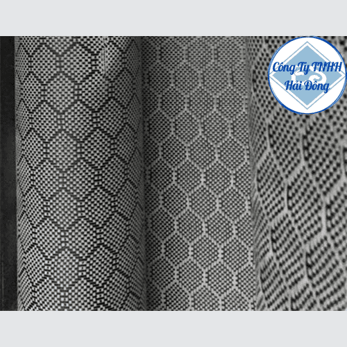 Vải Carbon-Honeycomb-Wave