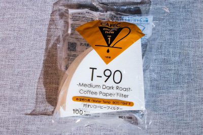 CAFEC T90 2-4人用 Medium Dark Roast 濾紙 (100張裝)【已合併】