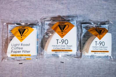 CAFEC T90 2-4人用 Medium Dark Roast 濾紙 (100張裝)【已合併】